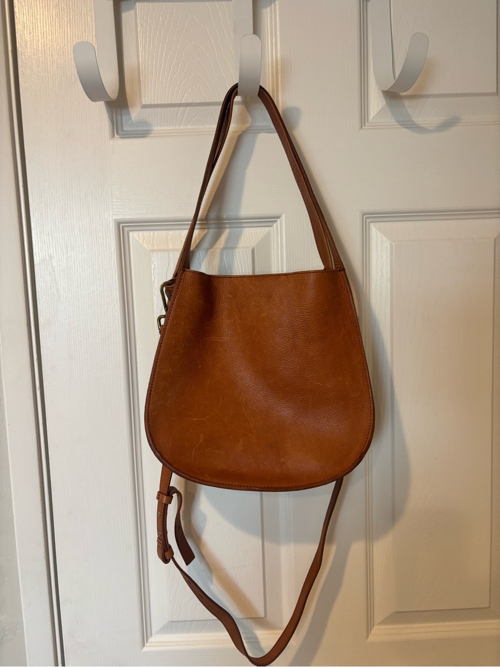 Madewell Brown Leather Crossbody Bag